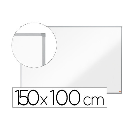 PIZARRA BLANCA MAGNETICA NOBO ESSENCE ACERO LACADO 1000X1500 MM (1905212) - PIZARRA MAGNET.BL.100*150 ALUMINIO
