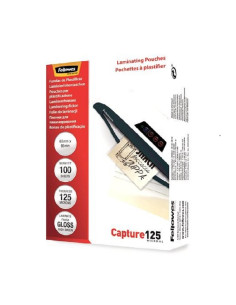 FUNDAS DE PLASTIFICAR FELLOWES 65 X 95 MM 125 MICRAS 100 UNIDADES (5306702) - FUNDA PLASTIF.65*95