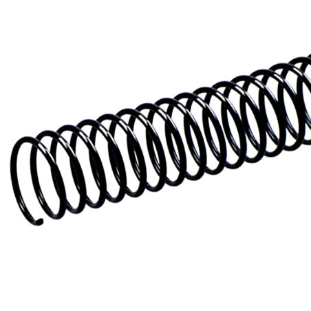 ESPIRAL METALICO DHP PASO 5:1 DE 8MM COLOR NEGRO CAJA DE 100 UNIDADES DE DHP - ESPIRAL ALAMBRE 8MM.NG CJ100