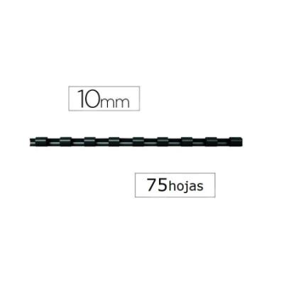 CANUTILLO FELLOWES PLASTICO 10MM NEGRO (5346108) -...