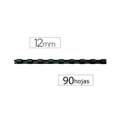 CANUTILLO FELLOWES PLASTICO 12MM NEGRO (5346507) -...