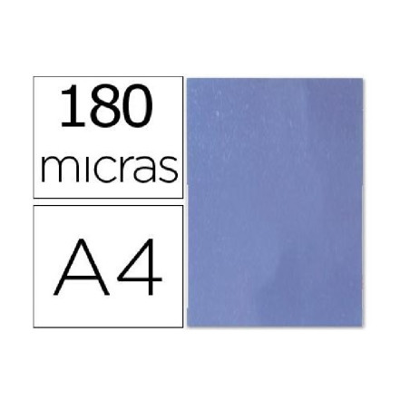 PORTADA ENCUADERNACION DHP DIN A4 PVC TRANSPARENTE CRISTAL 180 MICRAS (22003) - PORTADA A4 TR.NORMA UI